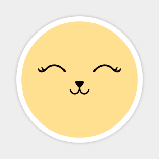 Cute Cat Smiling Face Magnet